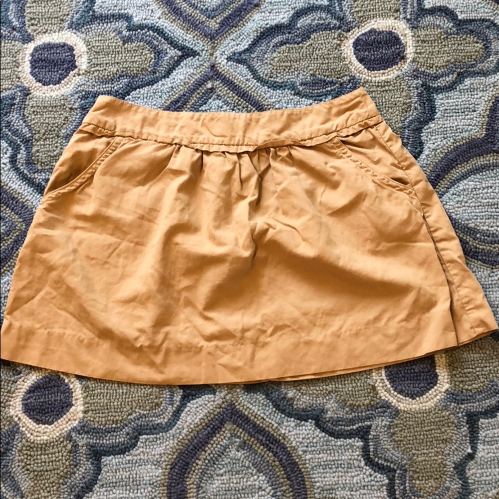 JCrew chino skirt